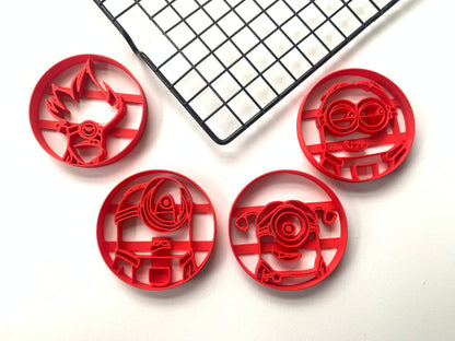 4 pcs Minions Cookie Cutter MEG cookie cutters