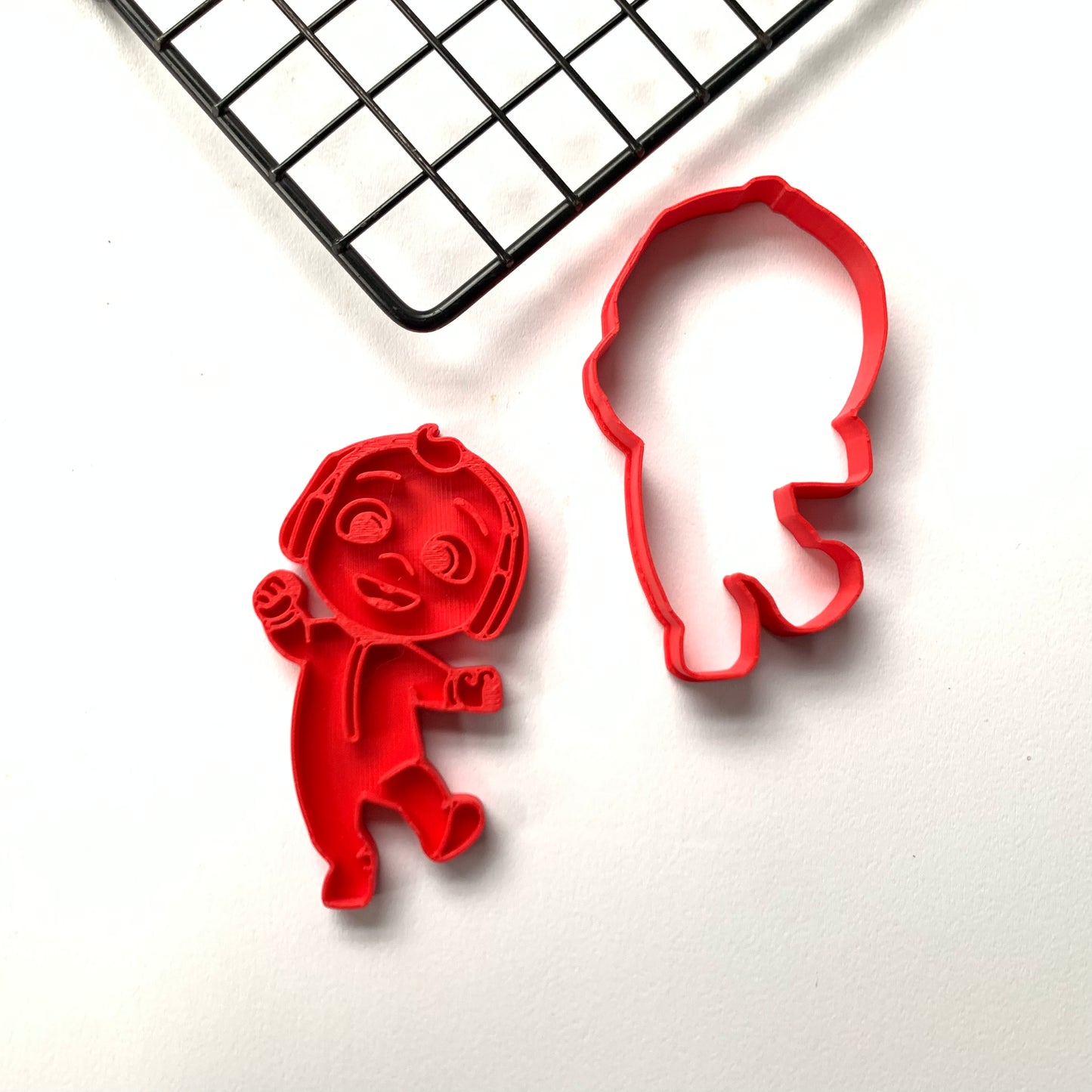 Cocomelon-inspired Baby Stamp + Cutter MEG cookie cutters