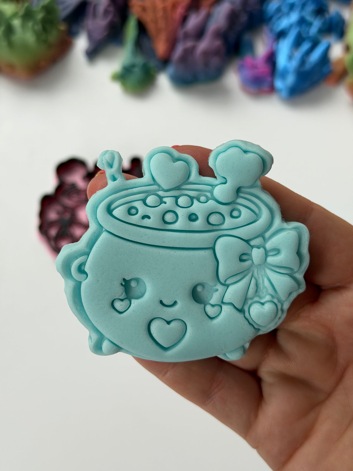 Cauldron Halloween cutter and stamp