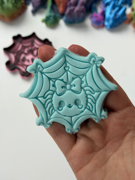 cute web spider Halloween cutter and stamp