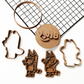 Bluey-inspired Cookie Cutter + stamp MEG cookie cutters