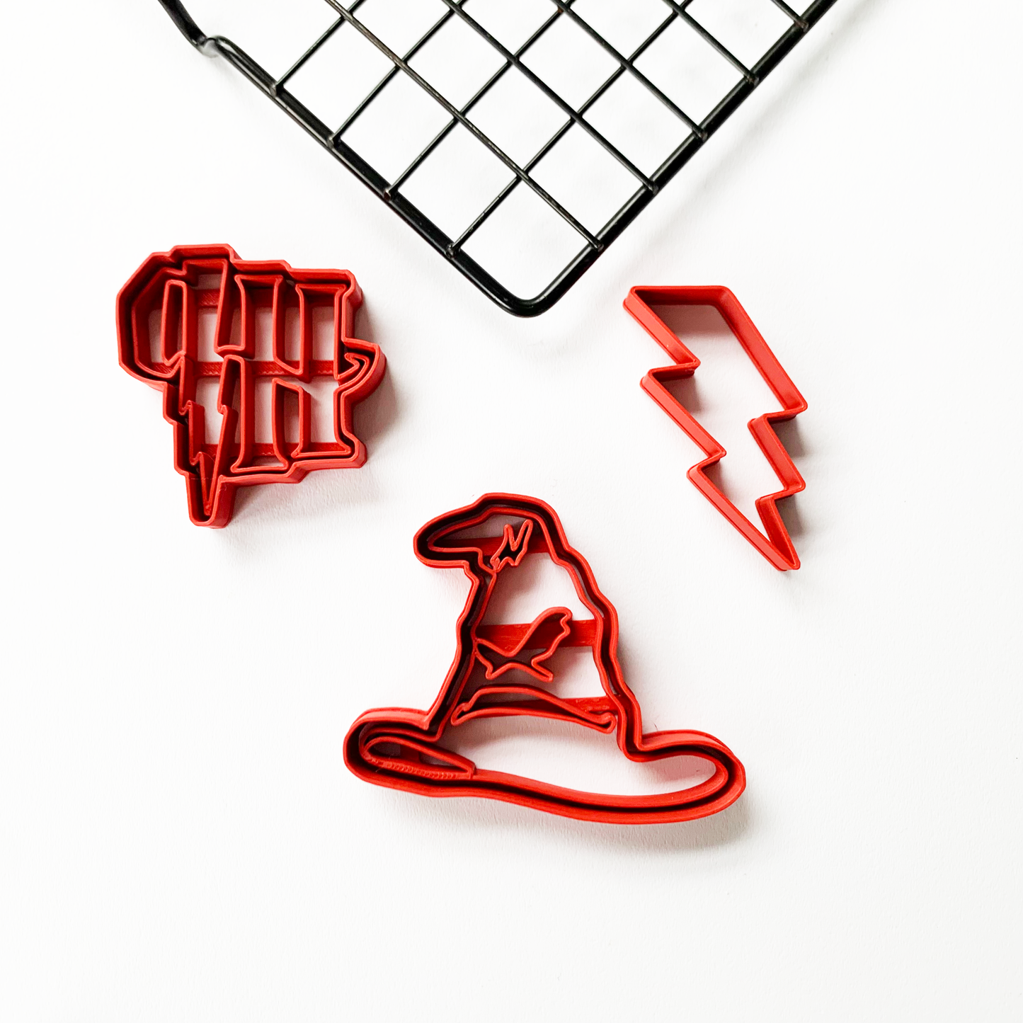 Harry Potter-Inspired cookie cutter fondant cupcake decoration 3 pieces - set number 003 MEG cookie cutters