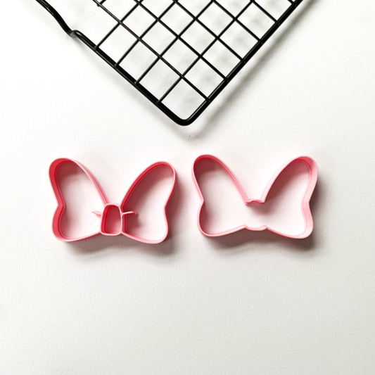 Minnie Mouse-inspired Bow Plastic Cookie Cutter Fondant Cake Decorating Cupcake MEG cookie cutters