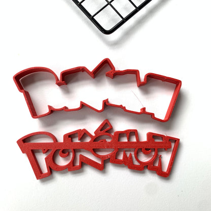Pokemon logo Biscuit Cookie Cutter Fondant Cake Decorating Mold MEG cookie cutters