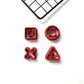 4 buttons Playstation-inspired logo Cookie Cutter MEG cookie cutters