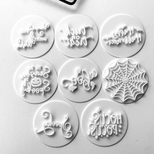 Halloween stamps MEG cookie cutters