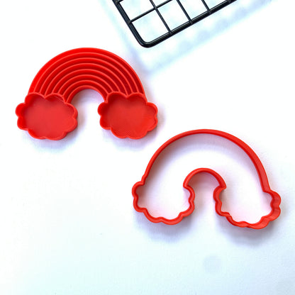 Rainbow - Paint Your Own - Cookie cutter + Stamp MEG cookie cutters