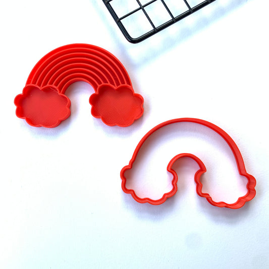Rainbow - Paint Your Own - Cookie cutter + Stamp MEG cookie cutters