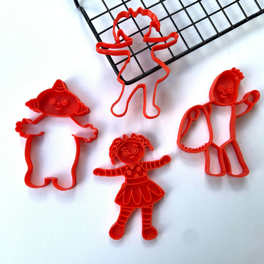 In The Night garden-INSPIRED Cookie cutters fondant cake decor MEG cookie cutters