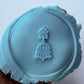 jhumka earring deboss disc for cupcake