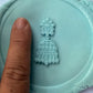 jhumka earring deboss disc for cupcake