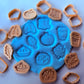 Autumn Mini Set of 8 – 3D Deboss Stamps & Matching Cookie Cutters