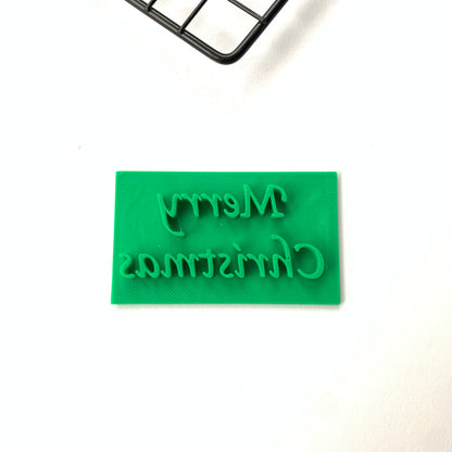 Merry Christmas - Embossing - stamp