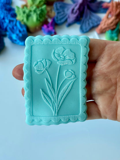Mother’s Day - flowers - deboss and cutter