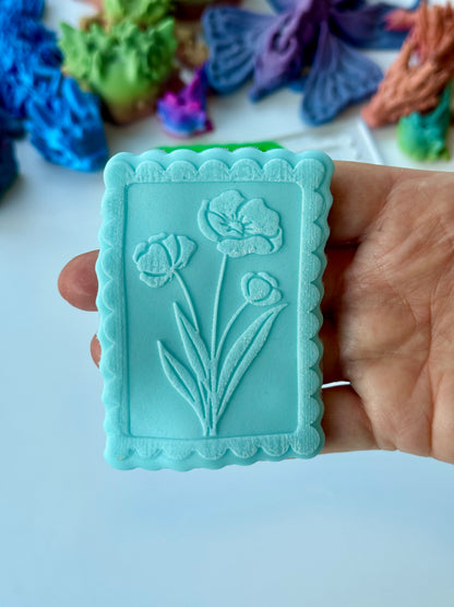 Mother’s Day - flowers - deboss and cutter