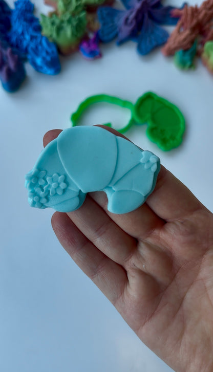 croissant breakfast - 3d Deboss and cutter