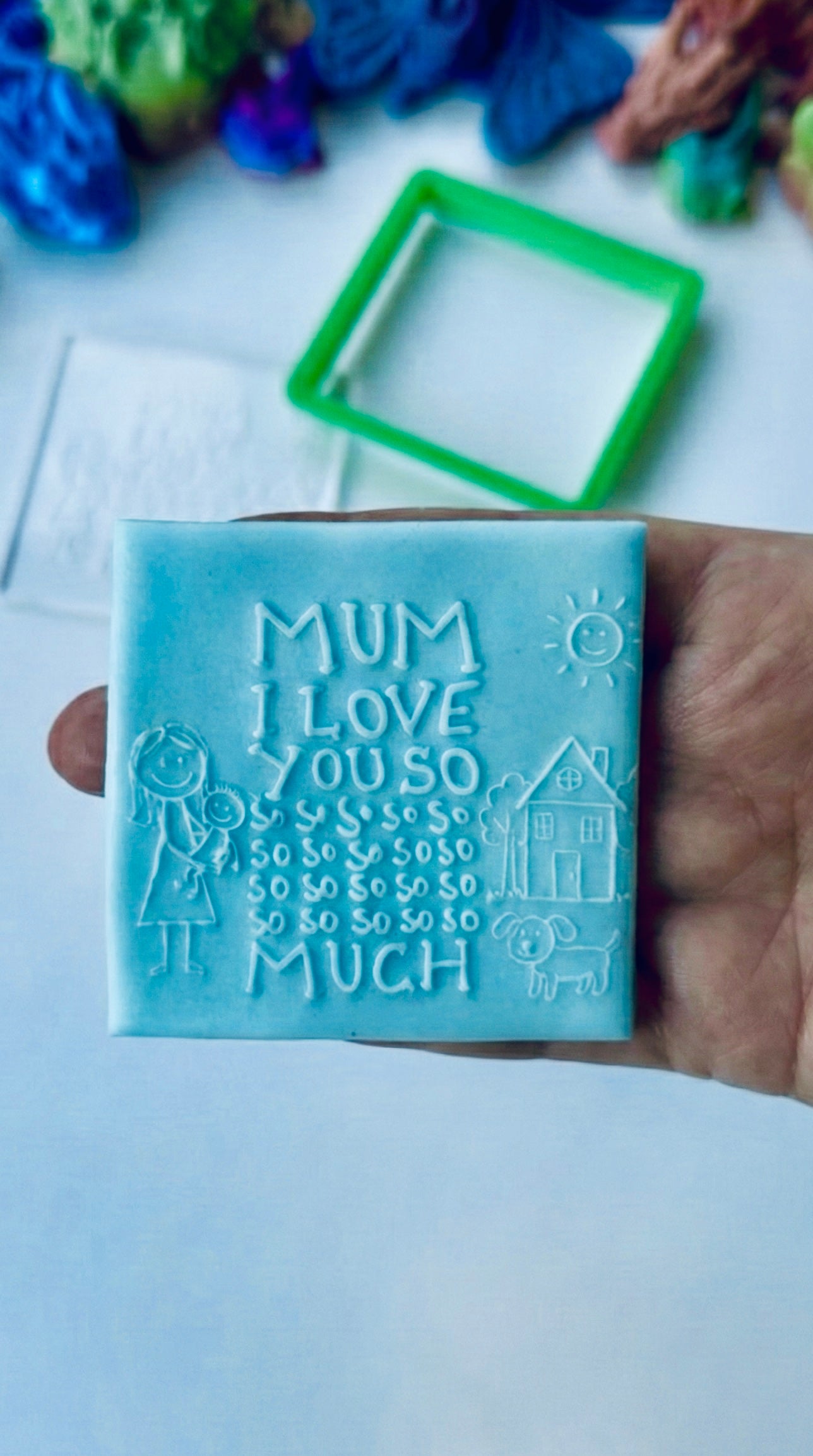 Mother’s Day - mum I love you so much - deboss