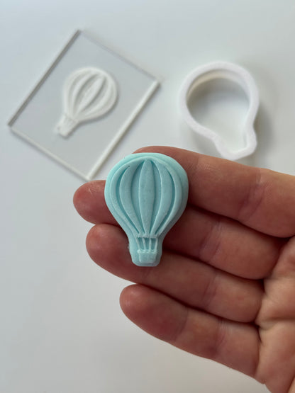 mini hot air balloon - debossing + matching cutter - M1054