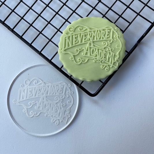 Wednesday Addams - Family Addams - nevermore academy -  deboss MEG cookie cutters
