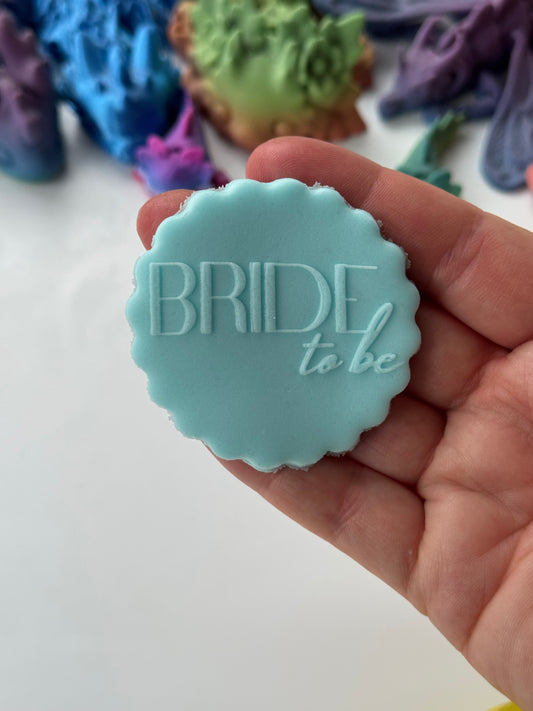 minie Bride to be Wedding deboss