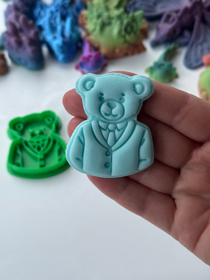 Teddy bear - cutter + stamp