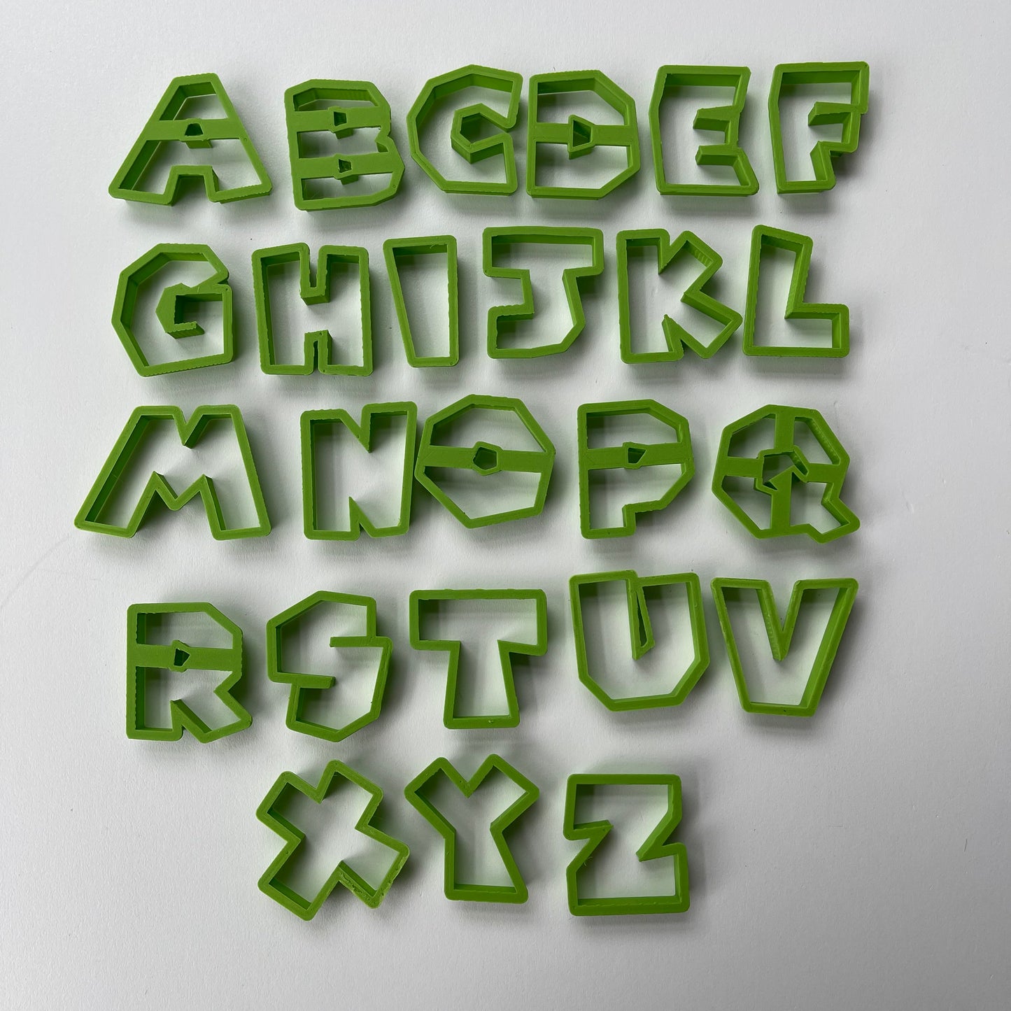 SUPER MARIO alphabet cookie Cutters MEG cookie cutters