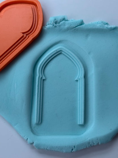 3D moroccan Door style 3 - deboss + matching cutter MS1038