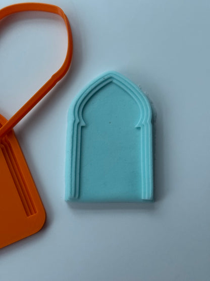 3D moroccan Door style 3 - deboss + matching cutter MS1038