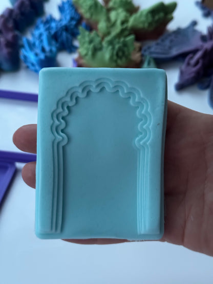 3D moroccan Door style 1 - deboss + matching cutter MS1036