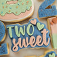 two sweet - 3d debossing and cutter - sweet