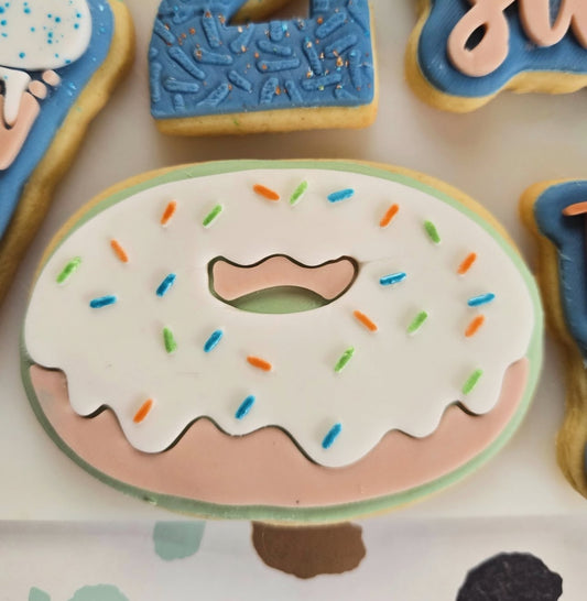 doughnuts - 3d debossing and cutter - sweet