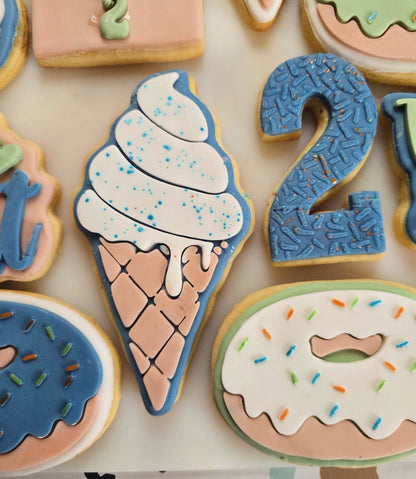 ice cream - 3d debossing and cutter - sweet
