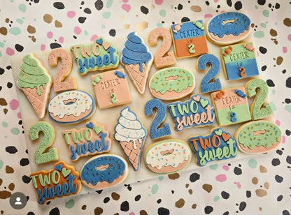 ice cream - 3d debossing and cutter - sweet