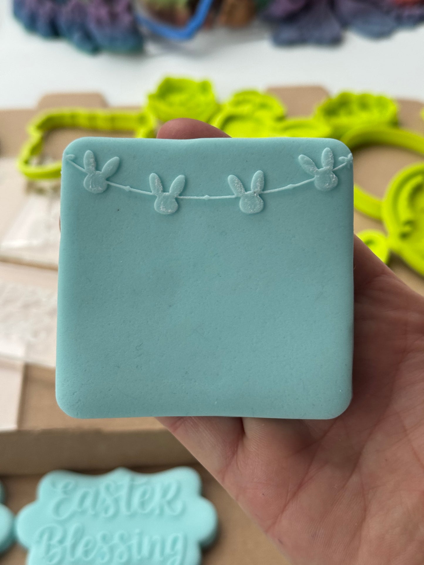 Easter bunner deboss