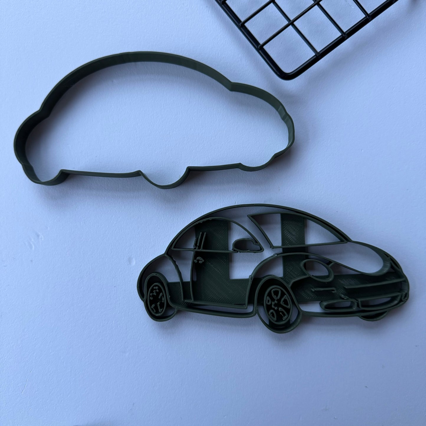 VW-INSPIRED car Side cookie cutters Uk Plastic Cookie Cutter Fondant Cake Decorating