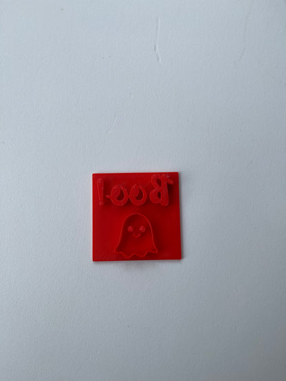 Boo Ghost - Halloween - Embossing - stamp