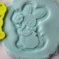 Easter 3d deboss and matching cutter rabbit - bunny