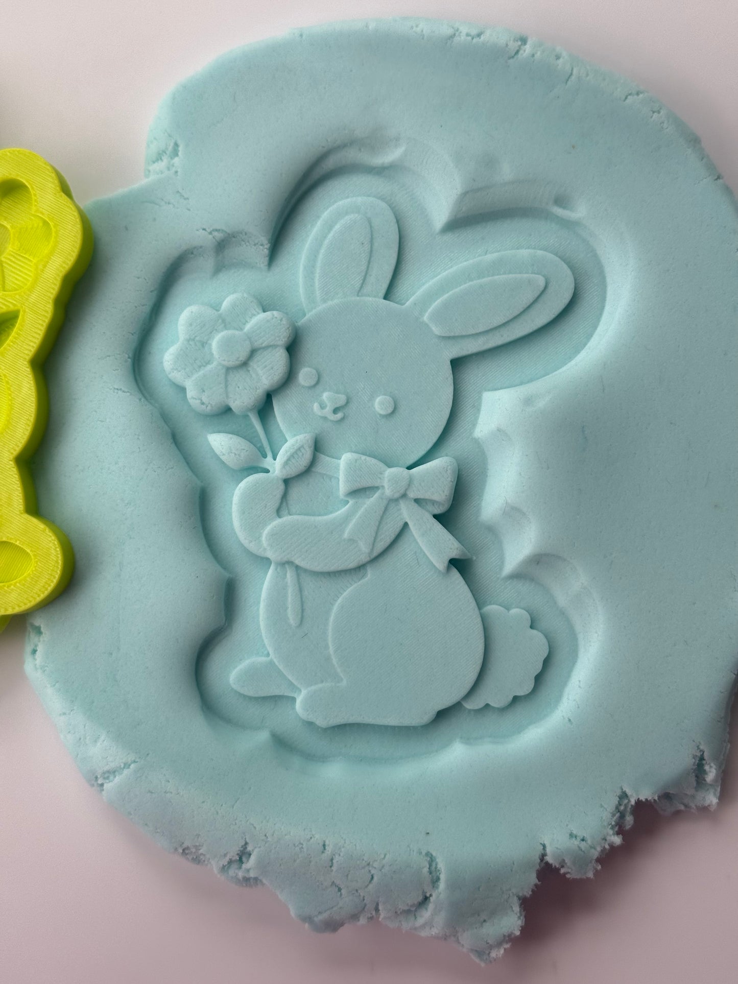Easter 3d deboss and matching cutter rabbit - bunny