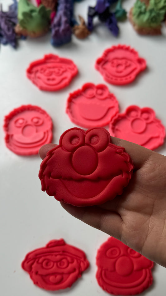 Sesame street - Design 3 - cutter + stamp