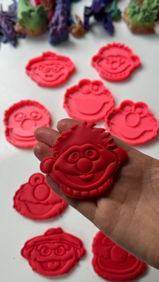 Sesame street - Design 2 - cutter + stamp