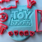 Toy Box Stories Lettering Fondant Cutter Set