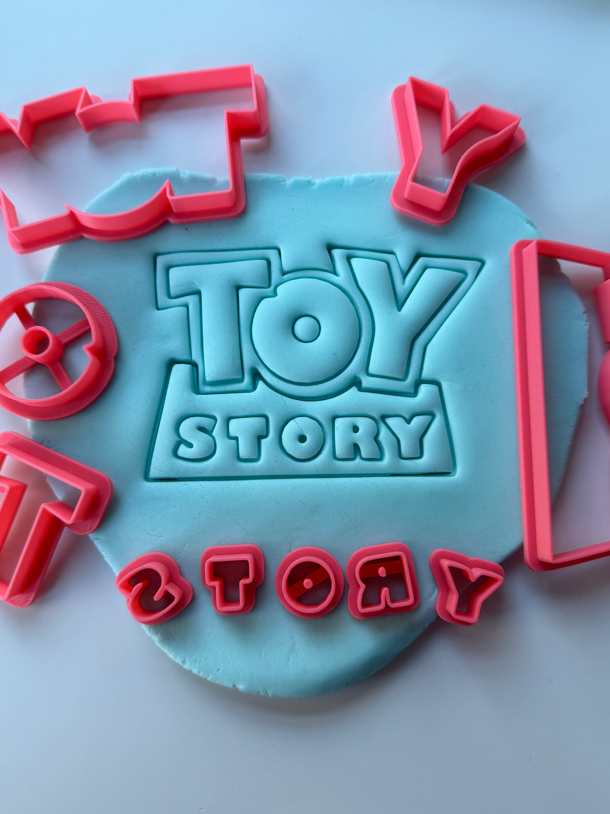 Toy Box Stories Lettering Fondant Cutter Set