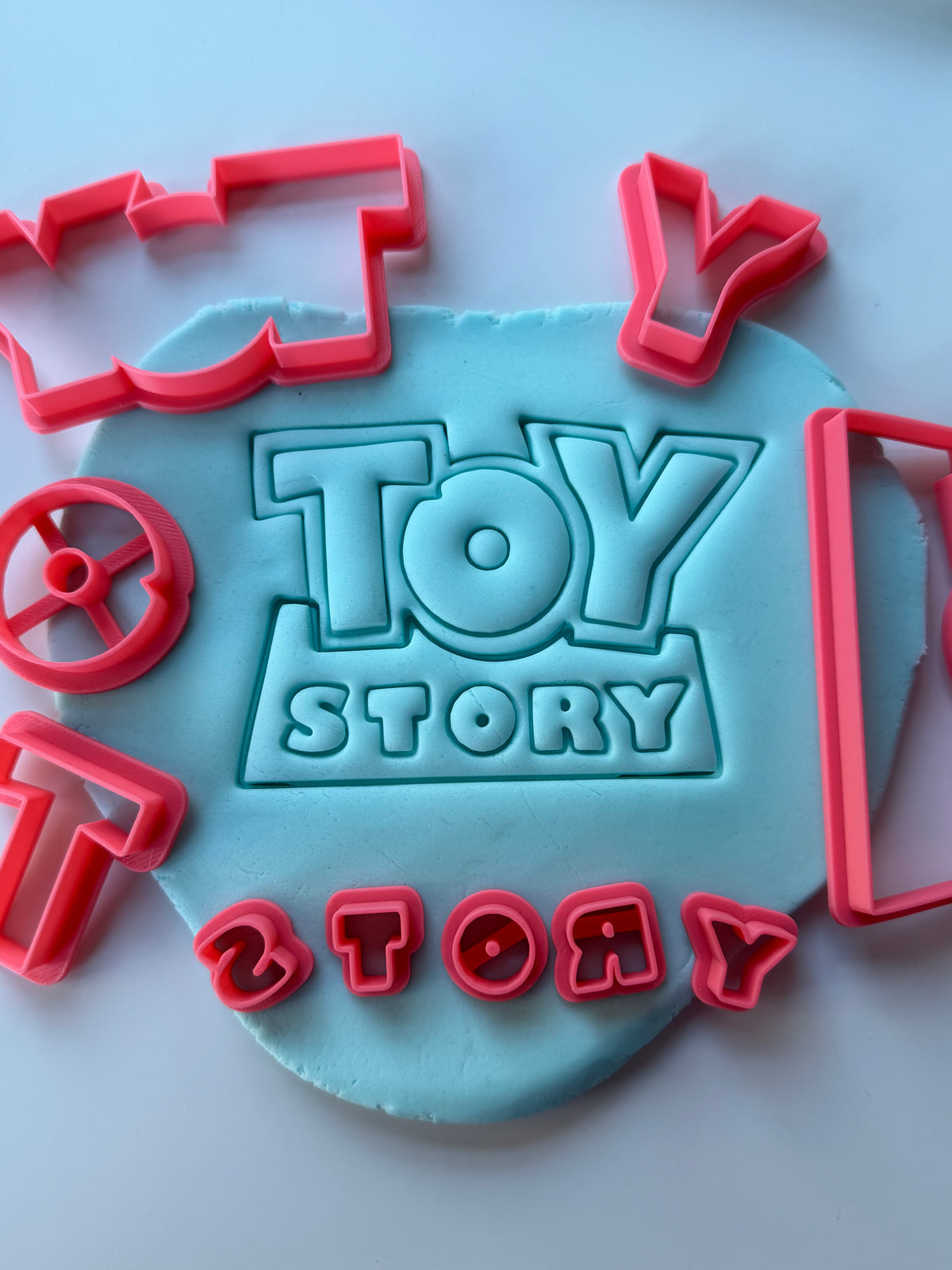 Toy Box Stories Lettering Fondant Cutter Set