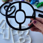 Plain letters Alphabet- cookie cutter