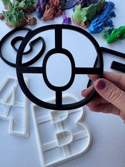 Plain letters Alphabet- cookie cutter