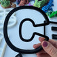 Plain letters Alphabet- cookie cutter