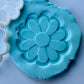 Daisy flower cookie cutter and matching 3D deboss