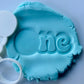 One cookie cutter and matching 3D deboss