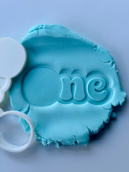 One cookie cutter and matching 3D deboss