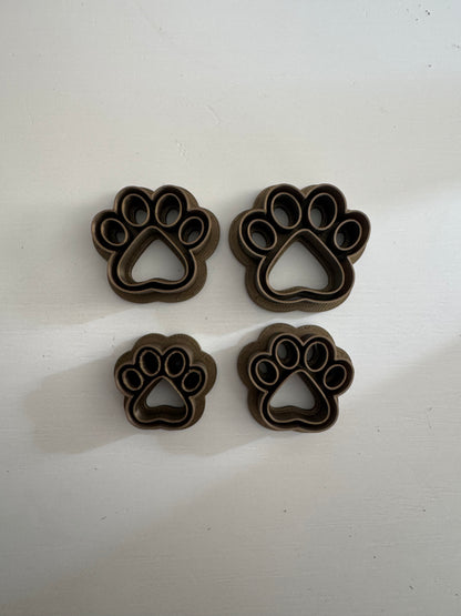 Paw print Cookie Cutter 4 size